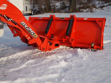 skid loader blades|loader mounted snow blade.